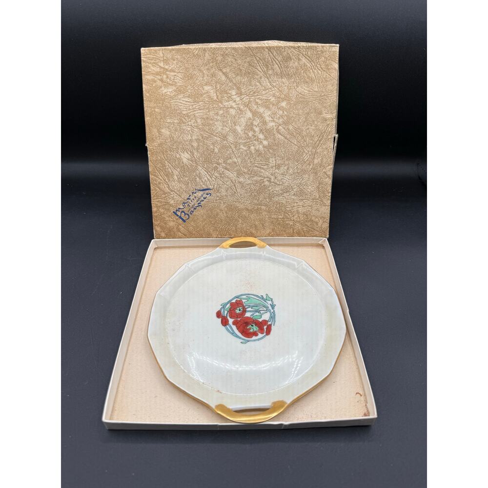 Mary Baynes Gifts small marigold cake serving plate - great condition